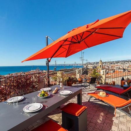 Le Château - THE MOST BEAUTIFUL SIGHT IN OLD TOWN, private terrace Nisa Exterior foto