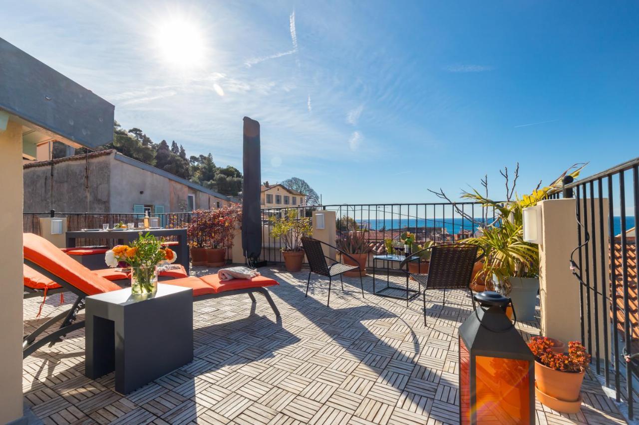 Le Château - THE MOST BEAUTIFUL SIGHT IN OLD TOWN, private terrace Nisa Exterior foto